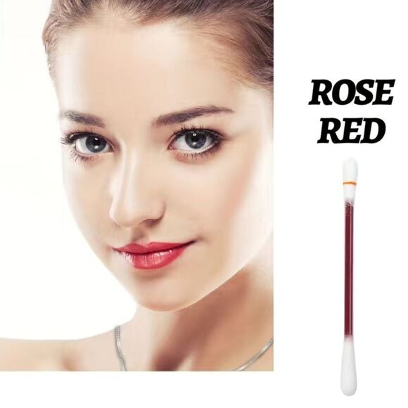 TATTOO LIPSTICK COTTON SWAB LIP GLAZE WATERPROOF LONG LASTING 20PCS PER PACK - Picture 9 of 11